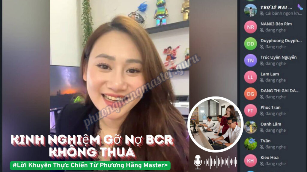 Kinh Nghiệm Gỡ Nợ BCR Không Thua: Lời Khuyên Thực Chiến Từ Phương Hằng Master